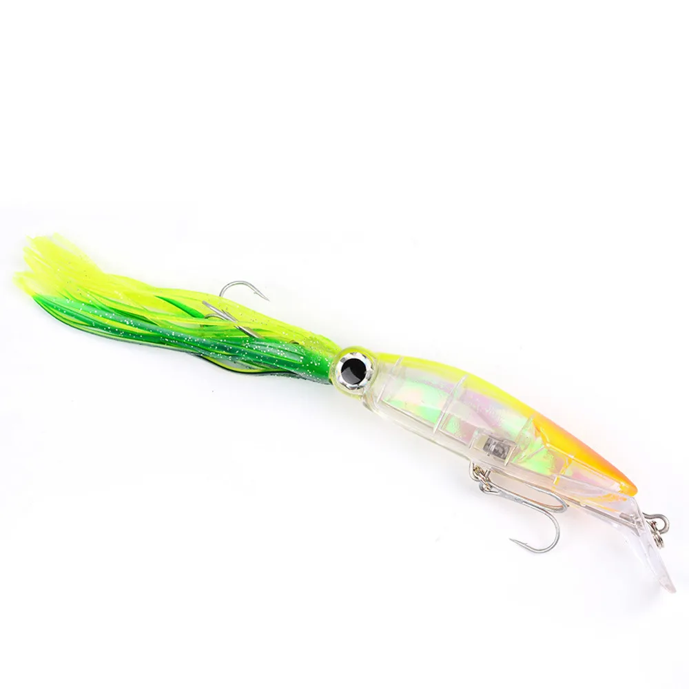 6 шт. рыболовные приманки искусственная приманка для бороды кальмара крючок 14