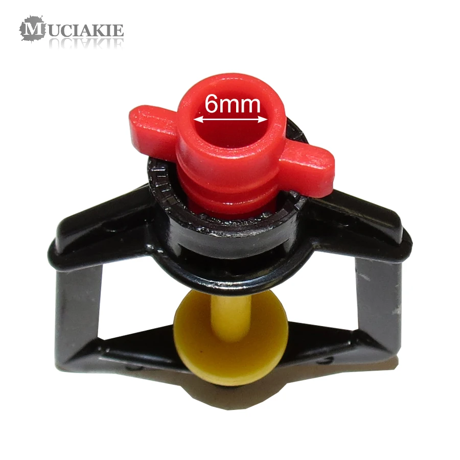 100 Упаковок Рефракционные Разбрызгиватели На 360 Градусов Разъем 6 Мм