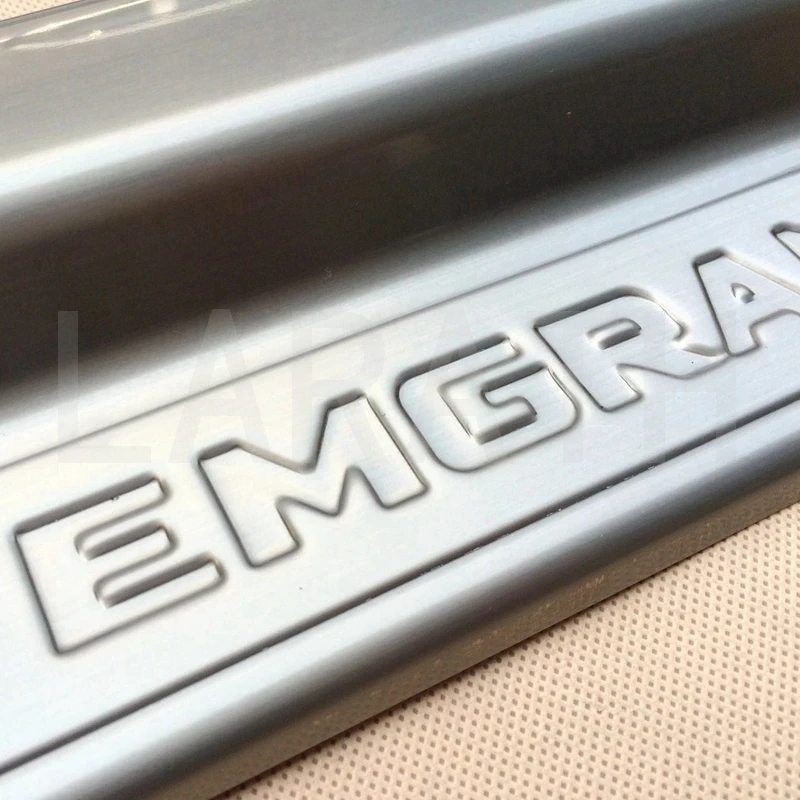 Для Emgrand 7 EC7 EC715 EC718 нержавеющая сталь Боковая Накладка на порог Накладка на педаль протектор для укладки 4 шт
