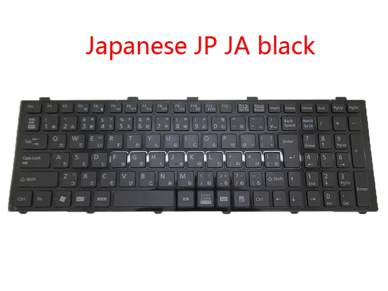 black Клавиатура для ноутбука Fujitsu AH512 CP556201-01 AEFH2J01220 CP612633-01 V126946FJ1 AEFH5J04210 CP556200-01 AEFH2J01210 V126946EJ1 - Цвет: black