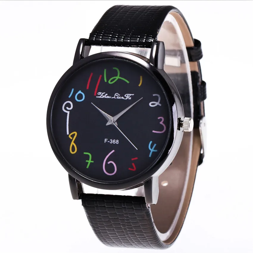 Quartz Wristwatches Женские часы Аналоговые кварцевые наручные часы подарок девушка мода повседневные часы карамельного цвета Ретро дизайн платье Простой искусственная кожа 4A - Цвет: Quartz Wristwatches