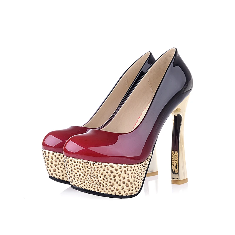 Asumer/Лидер продаж обувь на высоком каблуке платформе с круглым носком тонком