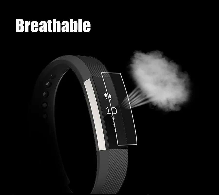 Полная крышка прозрачная защитная пленка для экрана Fitbit Alta HR высокой четкости