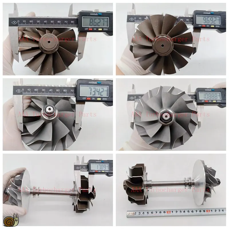 HT3B/HT60 P/N: 3536803 турбинное колесо 86 4x97 мм Колесо компрессора 73 5x109 поставщик