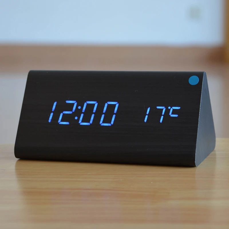 Современные изысканные деревянные часы Деревянные уникальные большие цифры