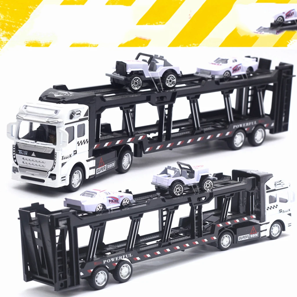 Миниатюрный грузовик из сплава игрушечный фрикционный транспортный автомобиль