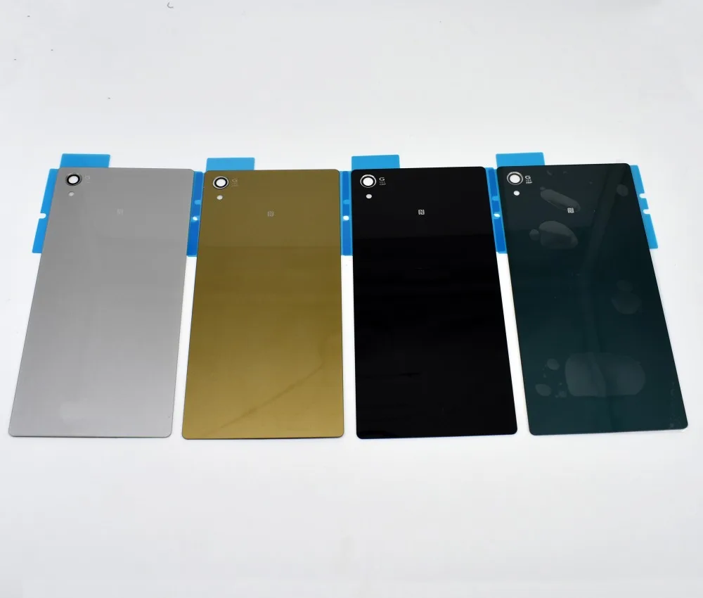 Для Sony Xperia Z5 Премиум Z5 плюс E6883 задняя Стекло Батарея двери Корпус запасные части для задней крышки запасные Запчасти