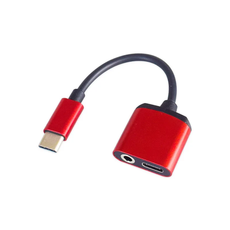 Адаптер для наушников usb type c до 3 5 мм и 2 в 1 зарядки прослушивания музыки
