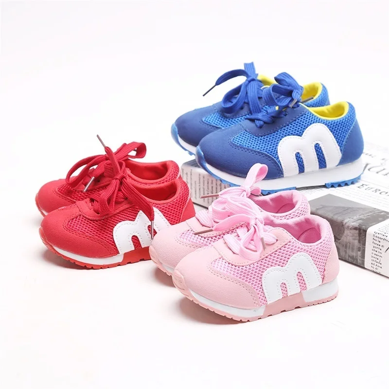 

CNFSNJ brand 2018 New Children Girls Boys Sports Shoes Antislip Soft Bottom Kids Fashion Comfortable Breathable Mesh Sneakers