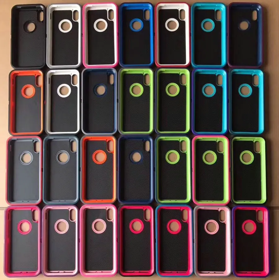 30 шт./лот для iPhone 12 Mini 11 Pro Max чехол 3 в 1 противоударный сверхпрочный бронированный