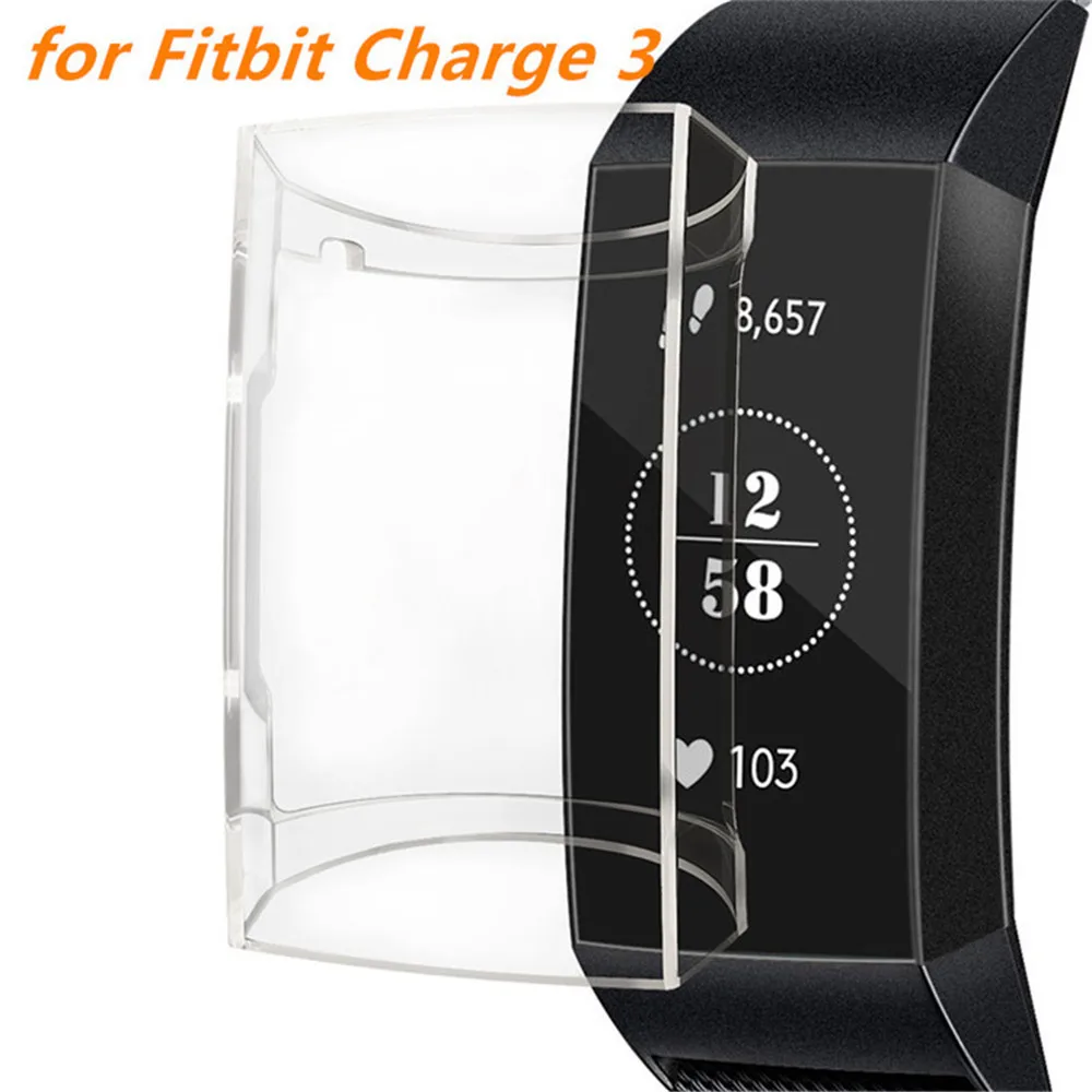 Vanpower PC Браслет защитный чехол для экрана сменный смарт-экран для Fitbit Charge 3