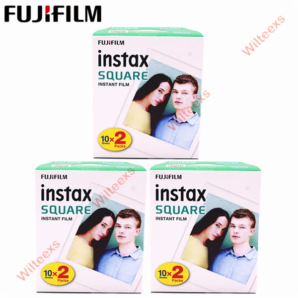 10-100 листов Fujifilm Instax площадь Instant белый край пленки для Instax квадратный SQ10 Гибридный формат поделиться SP-3 SQ мгновенный камеры - Цвет: 60 white films