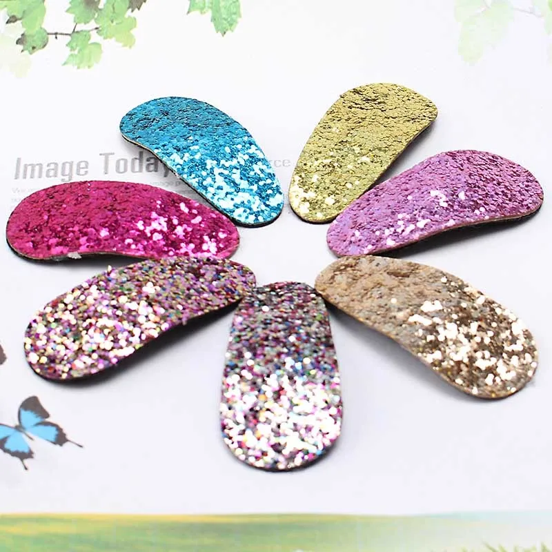 Hot Sequined Kids Hair Clip Glitter Handmade BB Clips Multi-Color Sweet Sequins Barrette Toddel Accessories | Аксессуары для