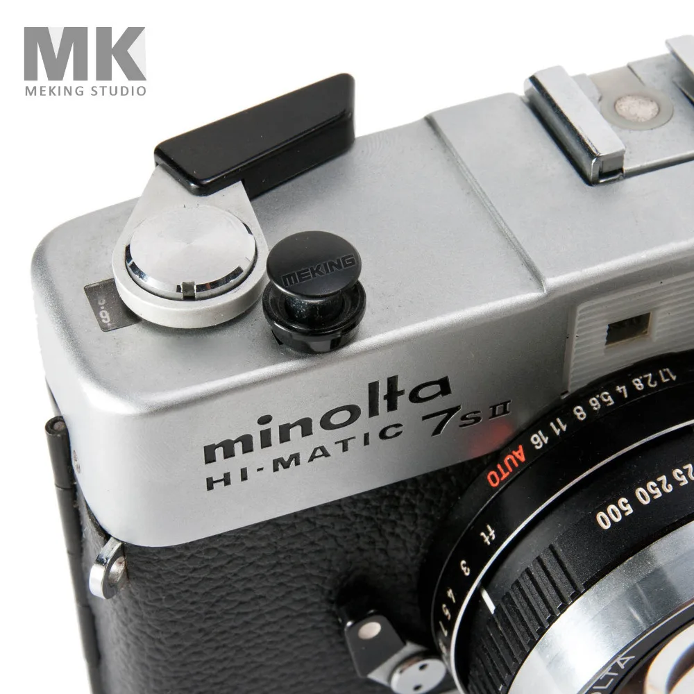 Selens цветная мягкая кнопка спуска затвора с винтом черная выпуклая для Leica Rolleiflex