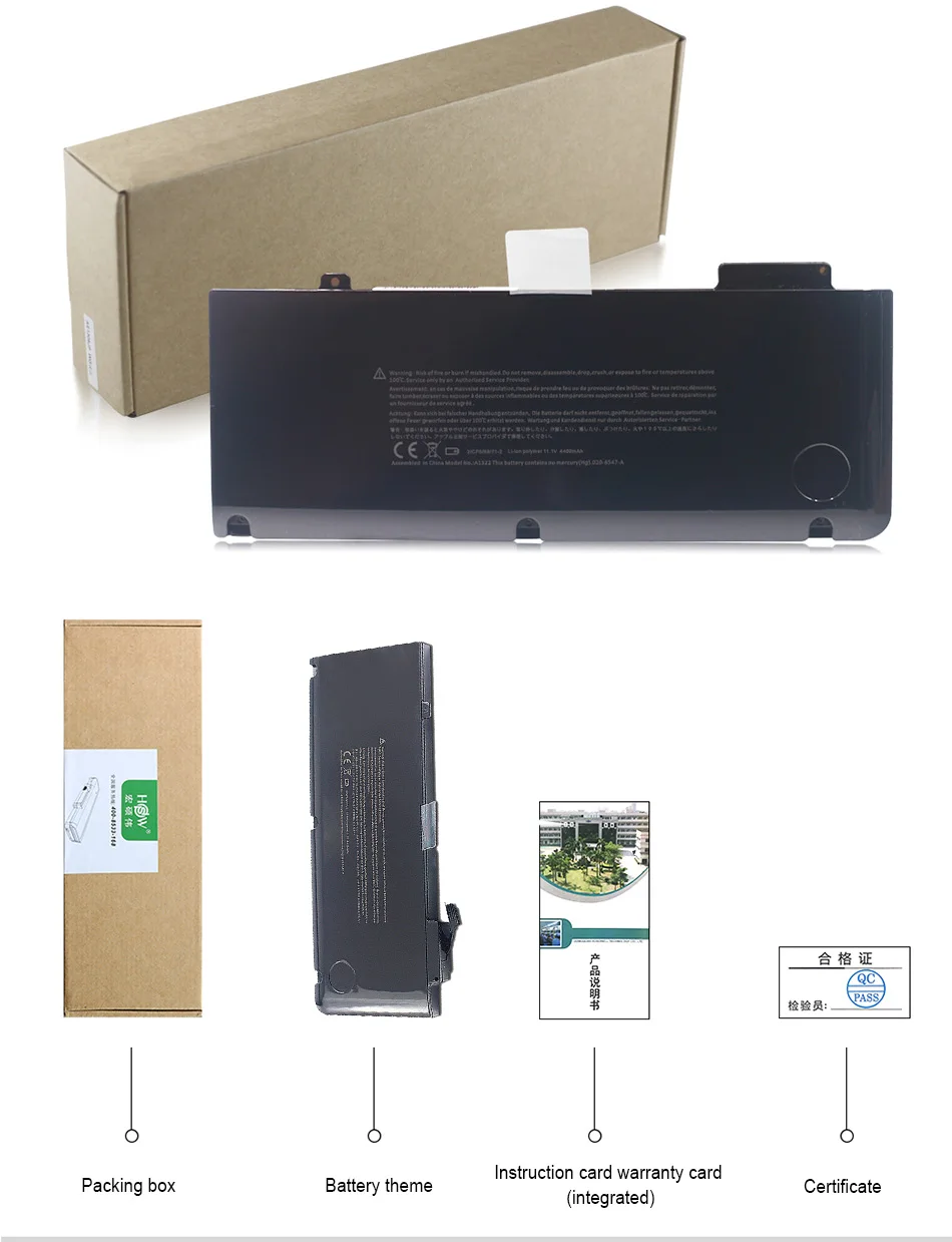 4400 мАч аккумулятор для APPLE MacBook Pro 1" A1322 A1278(2009-2012 год) MB990 MB991 MC700 MC374 MD313 MD101 MD314 MC724