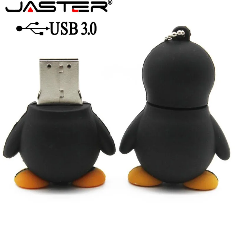 Usb флеш накопитель JASTER 3 0 с очаровательным пингвином флешка мультяшным рисунком 4