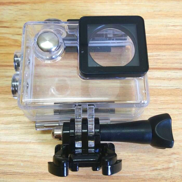 Original Waterproof Housing Case Protective Shell Round Or Square Lens For EKEN H9 H9R C30 S10 SJCAM SJ4000 SJ7000 Action Camera images - 6
