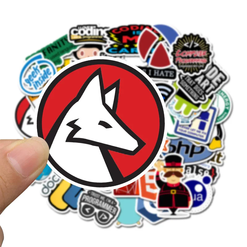 50 шт. интернет-Java наклейка Geek программатор Php Docker Html язык программирования