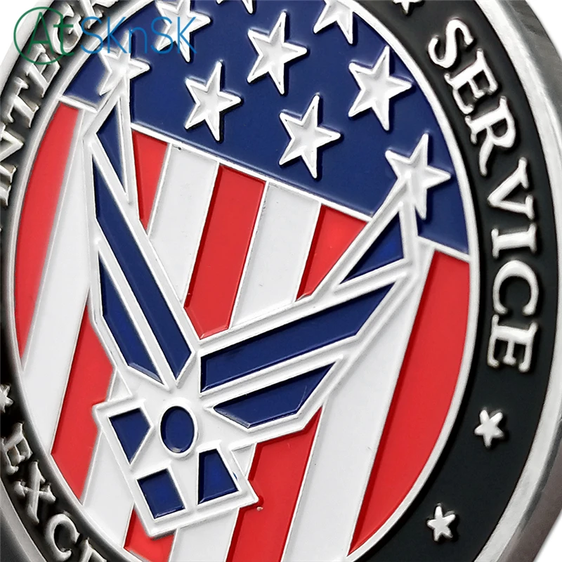 1/3/5/10 шт./лот USAF США ВВС клятва Enlistment Challenge МОНЕТА мотивационные военные памятные