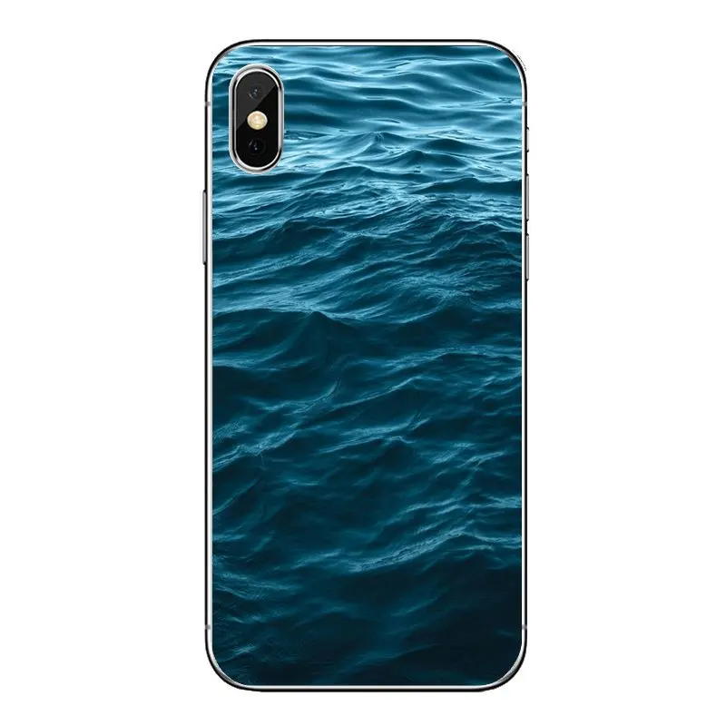 Для samsung Galaxy A5 A6 A7 A8 A9 J4 J5 J7 J8 2017 2018 Plus Prime прозрачные мягкие чехлы для морской воды |