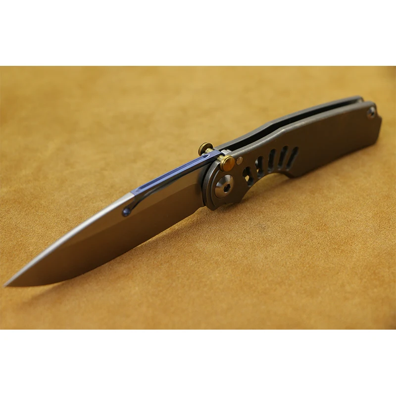 Складной нож VENOM Kevin John Tilock M390 карманный Клинок с титановой ручкой для кемпинга и