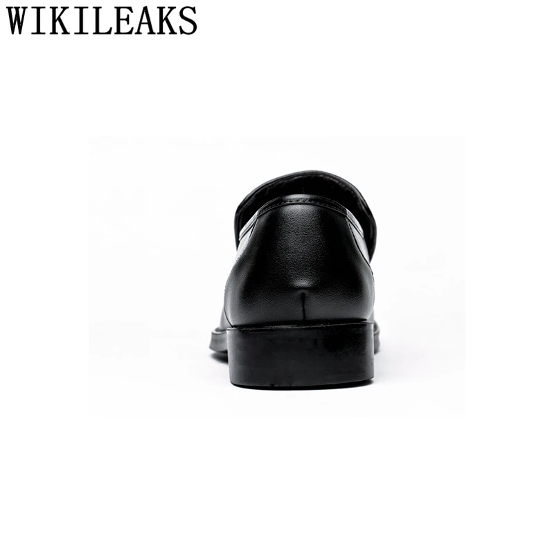 Лоферы мужские деловые брендовые черные офисные туфли коричневые Классические