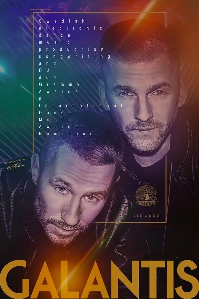 Домашний декор Galantis Runaway U & I музыка шелк художественный плакат настенная