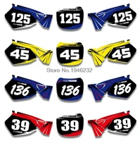 h2cnc custom number plate background graphics sticker decal for yamaha yz125 yz250 1996 2001 1998 1999 2000 yz 125 250