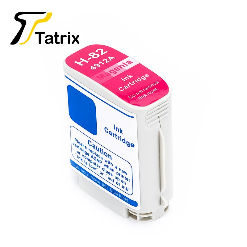 Совместимый чернильный картридж Tatrix 4X Для HP82 C4911A C4914A для HP Designjet 10ps 20ps 120nr 50ps 500ps