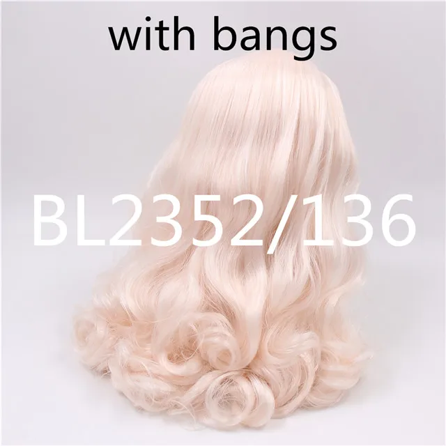 Кукла blyth ледяная RP кожа головы и купол только смешать волосы для DIY пользовательские куклы - Цвет: a