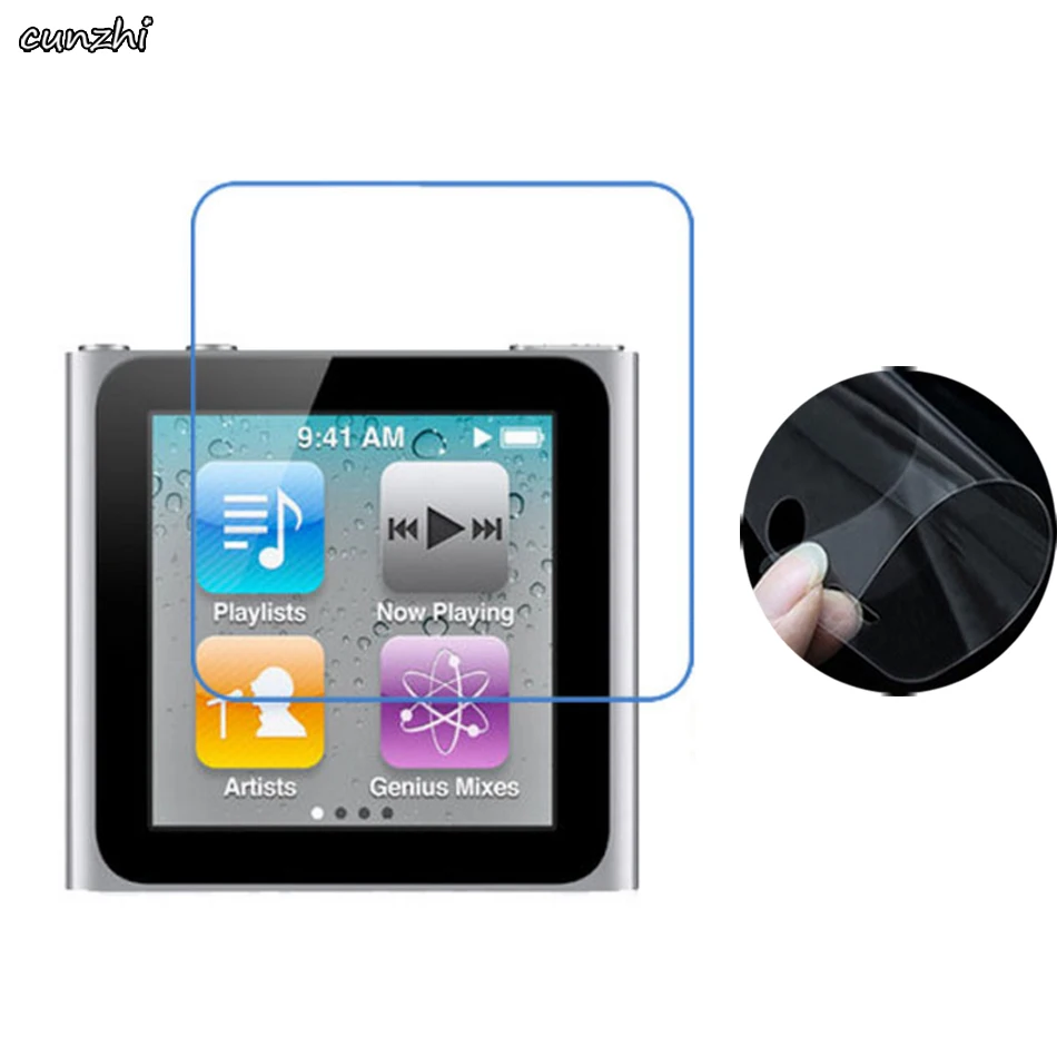 Cunzhi 5 шт. высокопрозрачный ЖК ультра тонкий экран Защитная пленка для iPod Nano 6