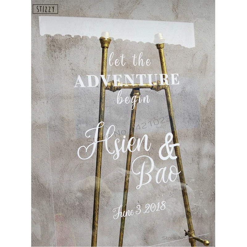 Настенная Наклейка stizzy креативная Цитата Let The Adventure Начните виниловые наклейки
