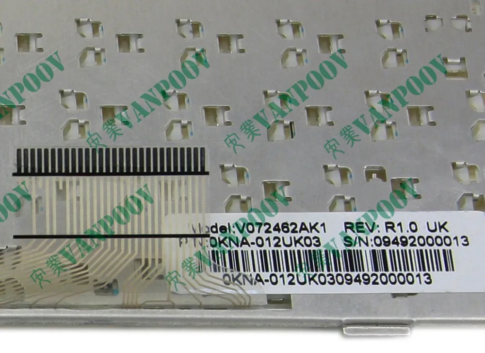 Новая клавиатура для ноутбука ASUS EeePC Eee PC 700 701 900 901 белая Великобритания Версия