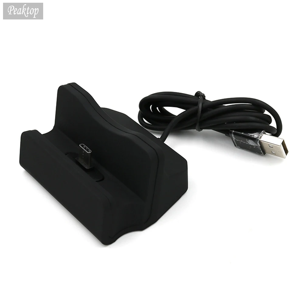 Зарядная док станция Peaktop с Micro USB Настольная для синхронизации портов зарядки