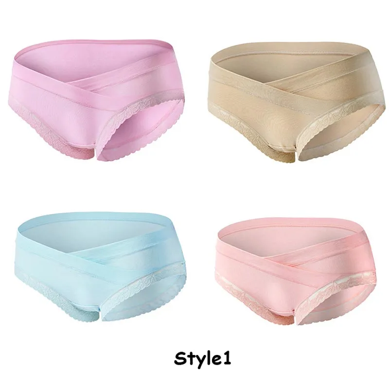 MMBABY Новый 4 шт./лот Материнство Трусики Хлопок Seamlesss Беременность низкой талией