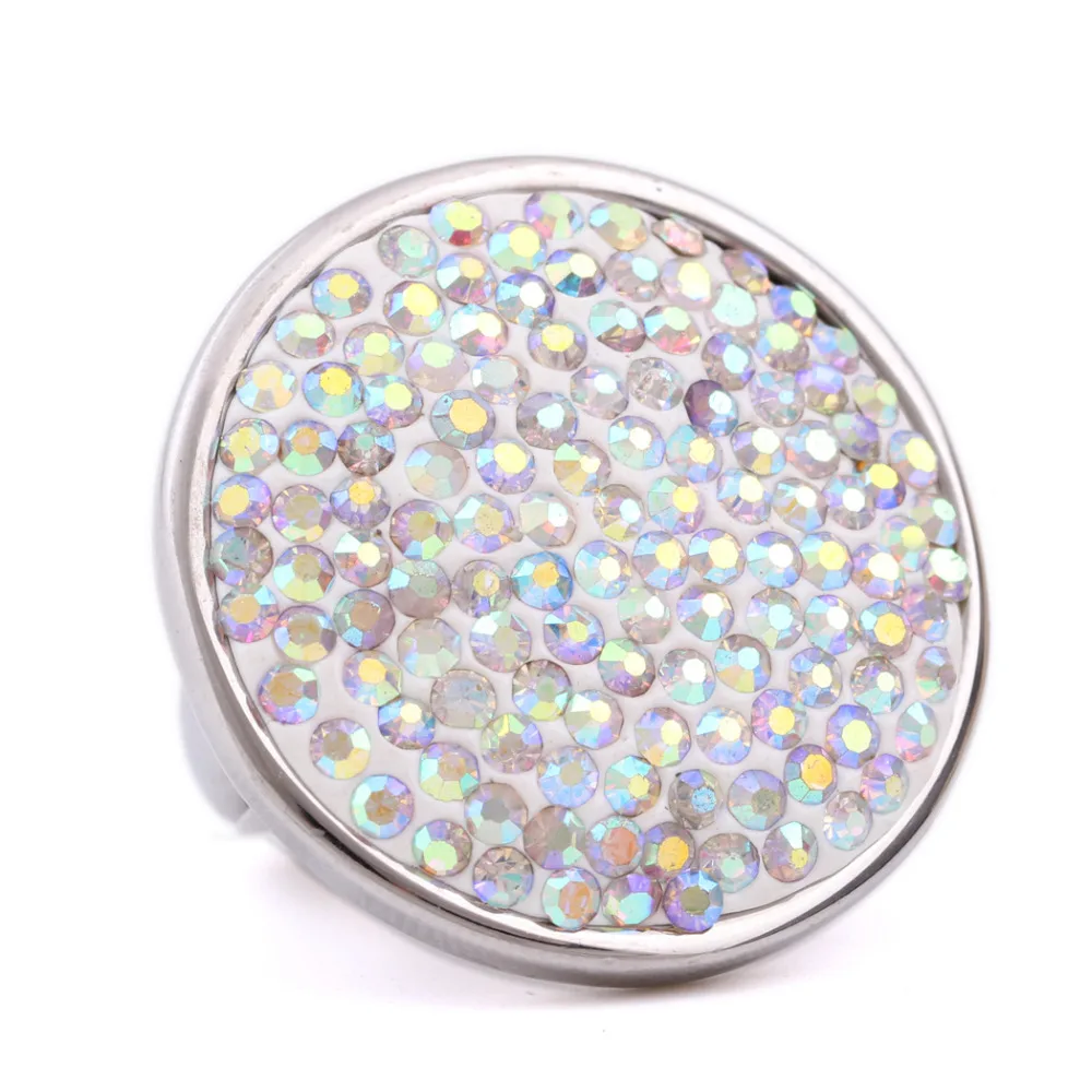 Женское свадебное кольцо из нержавеющей стали Большое модное с блестящим