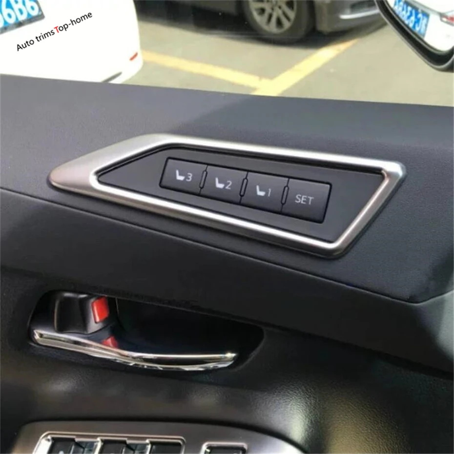 Yimaautotrims Seat Adjustment Memory Button Switch Cover Trim For Toyota Alphard / Vellfire AH30 2016 - 2019 Interior Mouldings |