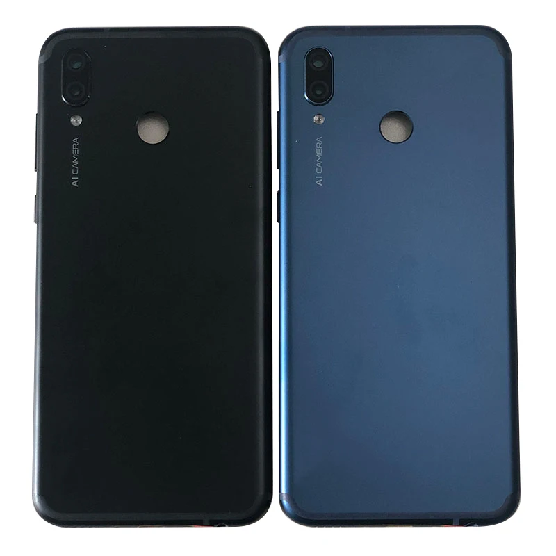 Чехол Axisinternational для 6," huawei Honor Play, металлическая задняя крышка для батареи, корпус+ рамка для камеры+ стеклянный объектив+ боковые клавиши