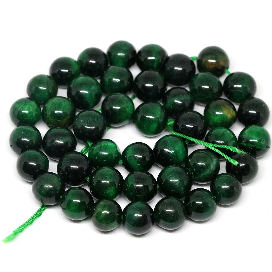 

Natural stone green yellow red tiger eyes 4mm 6mm 8mm 10mm 12mm charms round loose beads diy fashion jewelry making B1030