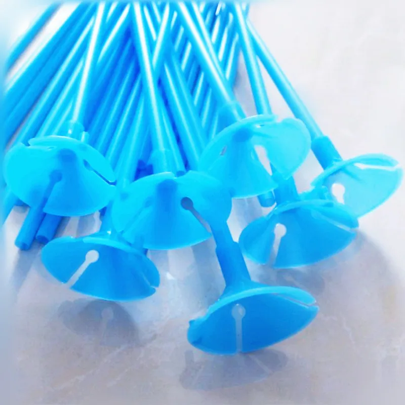 Высококачественные палочки для воздушных шаров 100 шт./лот красные желтые зеленые