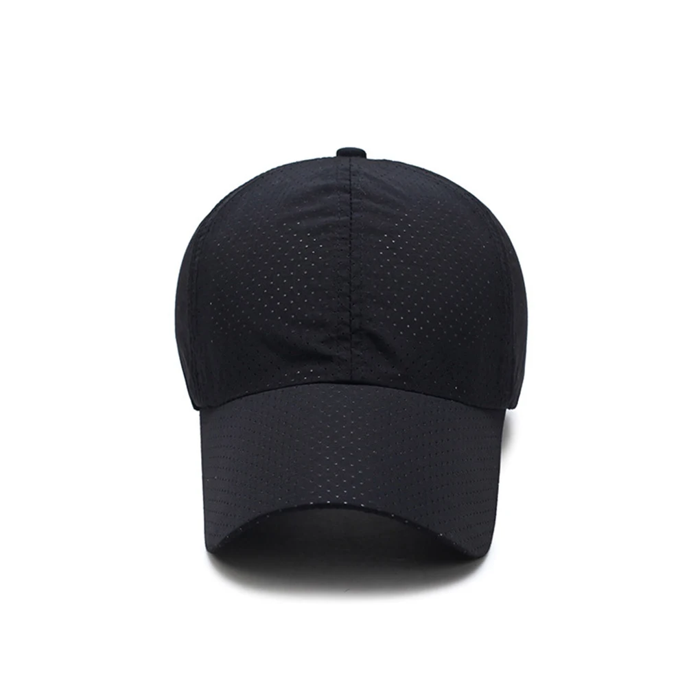NO.1 Бейсболка мужская Snapback Женская быстросохнущая сетчатая Кепка дышащая солнцезащитная Кепка Bone Masculino Trucker кепка зимняя Кепка - Цвет: NO.1