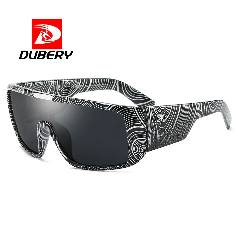 DUBERY UV400 солнцезащитные очки Для мужчин Ретро мужской высокое качество для