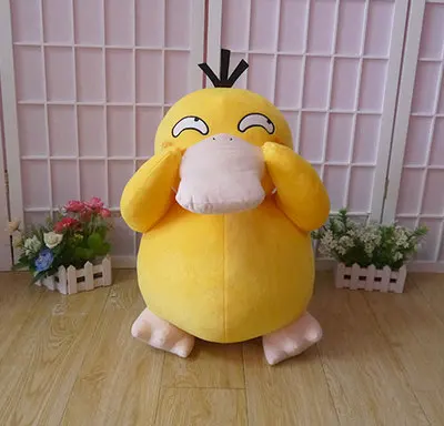Белый Psyduck Косплей Плюшевые игрушки Аниме монстр эльф утка плюшевые куклы 30/40/57 см мягкие подушки высокого качества - Цвет: Белый