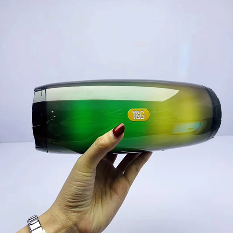 Портативный Bluetooth динамик открытый многофункциональный с цветная светодиодная