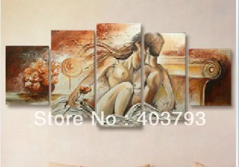 

MODERN ABSTRACT HUGE WALL ART OIL PAINTING ON CANVAS lover 2 free shipping