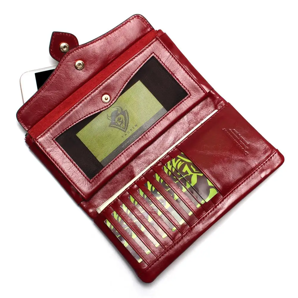 Женский модный кожаный женский кошелек в европейском и американском стиле