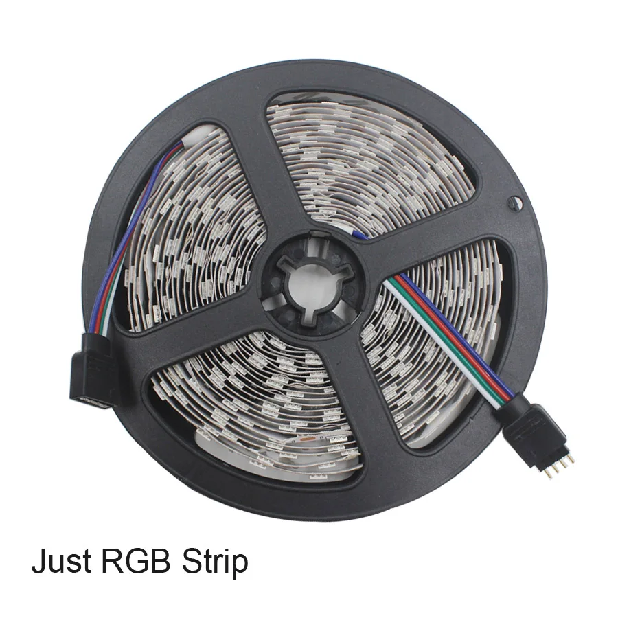 Just RGB strip 5 м 5050 150 СМД IP20 не водонепроницаемый RGB из светодиодов ленты, 12 В гибкий 30led / m из светодиодов гамма ленты - Испускаемый цвет: Just RGB strip