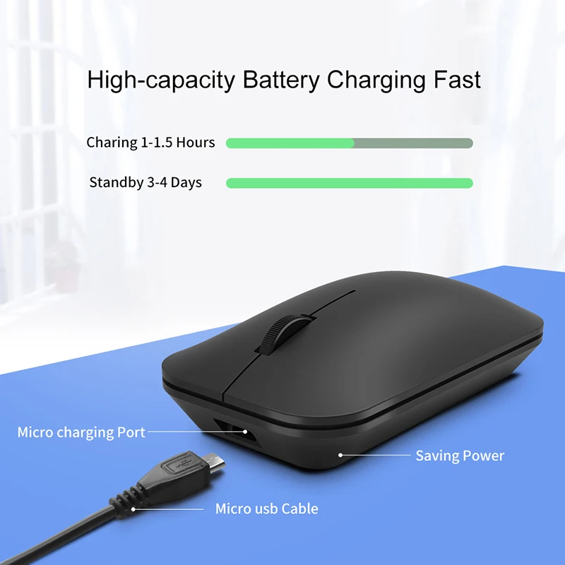 SeenDa бренд Bluetooth беспроводная мышь перезаряжаемая 3 0 для планшета ноутбук