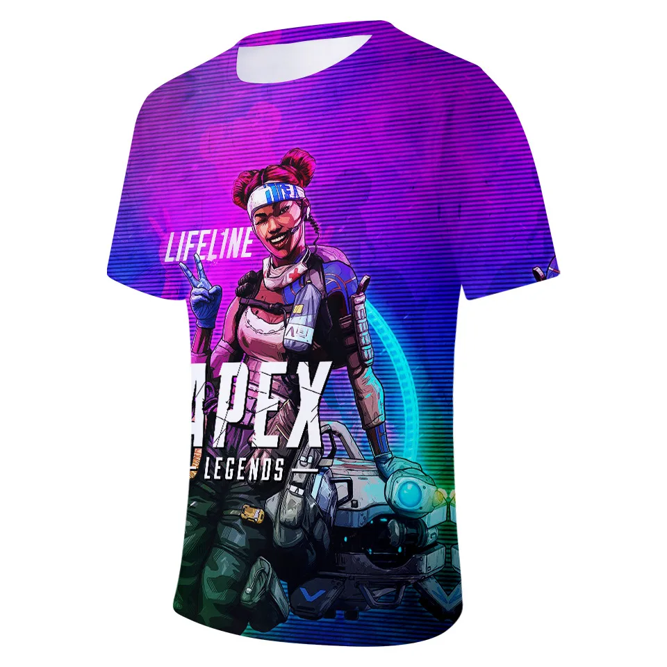 Мужские летние топы с коротким рукавом Apex футболка Mobile Legends Titanfall|Игровые костюмы|