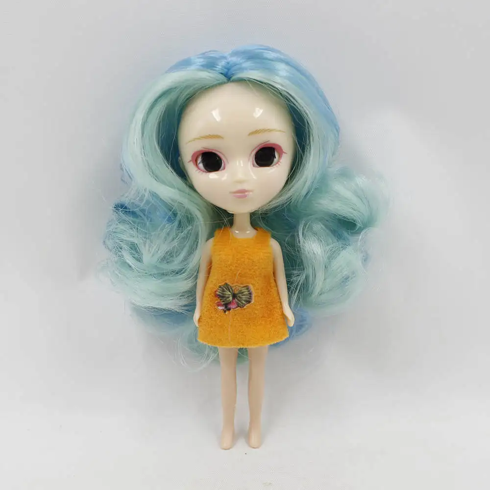 Мини кукла Pullip 11 см, как BJD кукла различные цвета волос прическа одежда случайный
